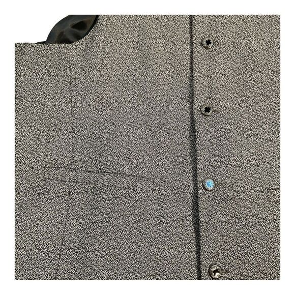 PRONTI Collection By Phita Mens Size Small Gray Black Dress Textured Vest - Picture 6 of 9